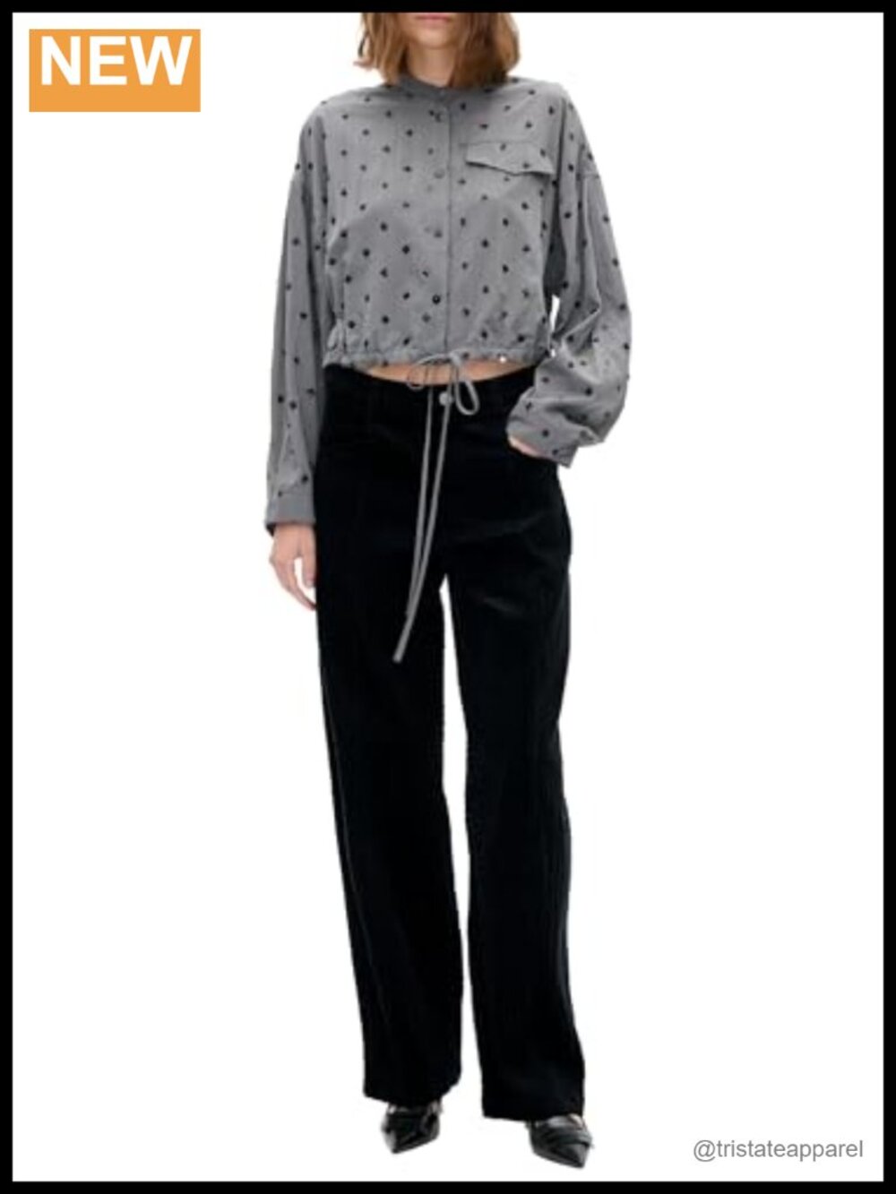 Oversized Fit Sequin Floral Blouse Long Sleeve Sheer Viscose